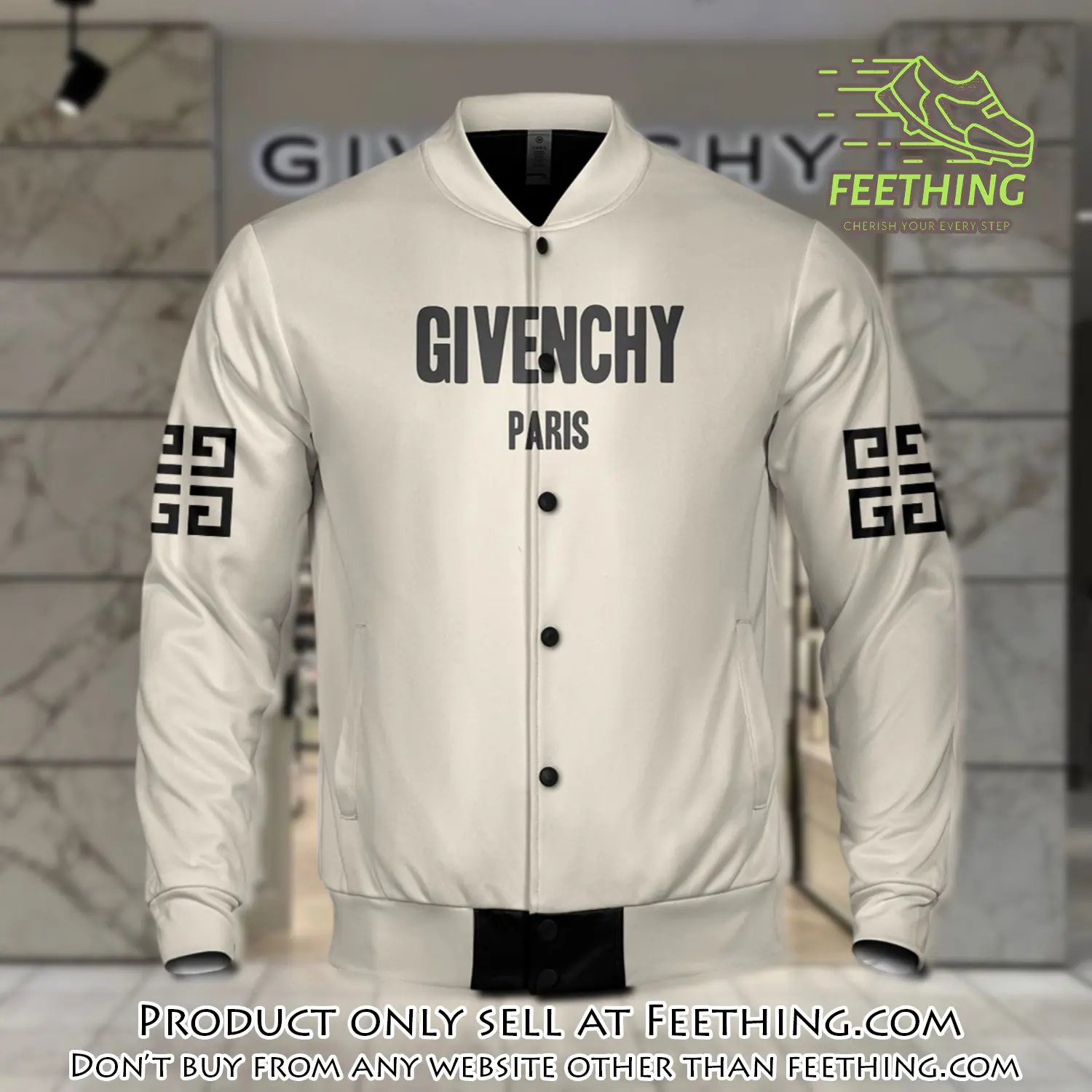 Luxury givenchy varsity premium baseball jacket bjv1056 ft5252319